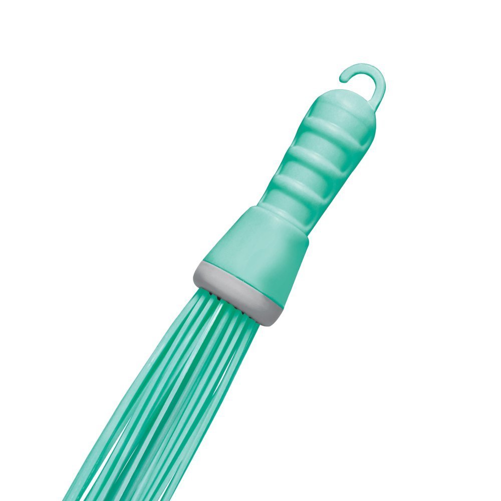 Spotzero by Milton Kharata Plastic Hard Bristle Broom (Aqual Green), hard_floor, Pack of 1,jhadu - Image 2